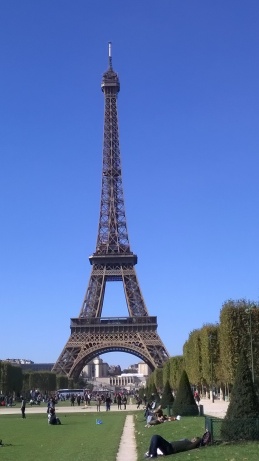 The iron lattice of the Tour Eiffel